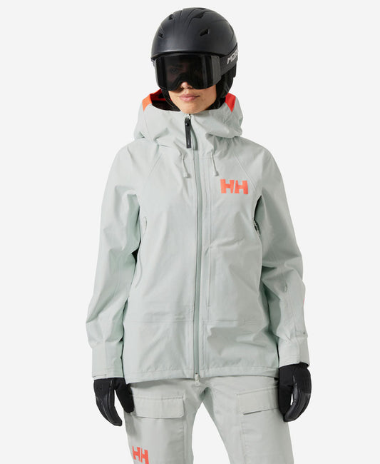 Image of Coats & Jackets. Product name - W SOGN SHELL JACKET, Seafoam in Seafoam colour by brand - Helly Hansen