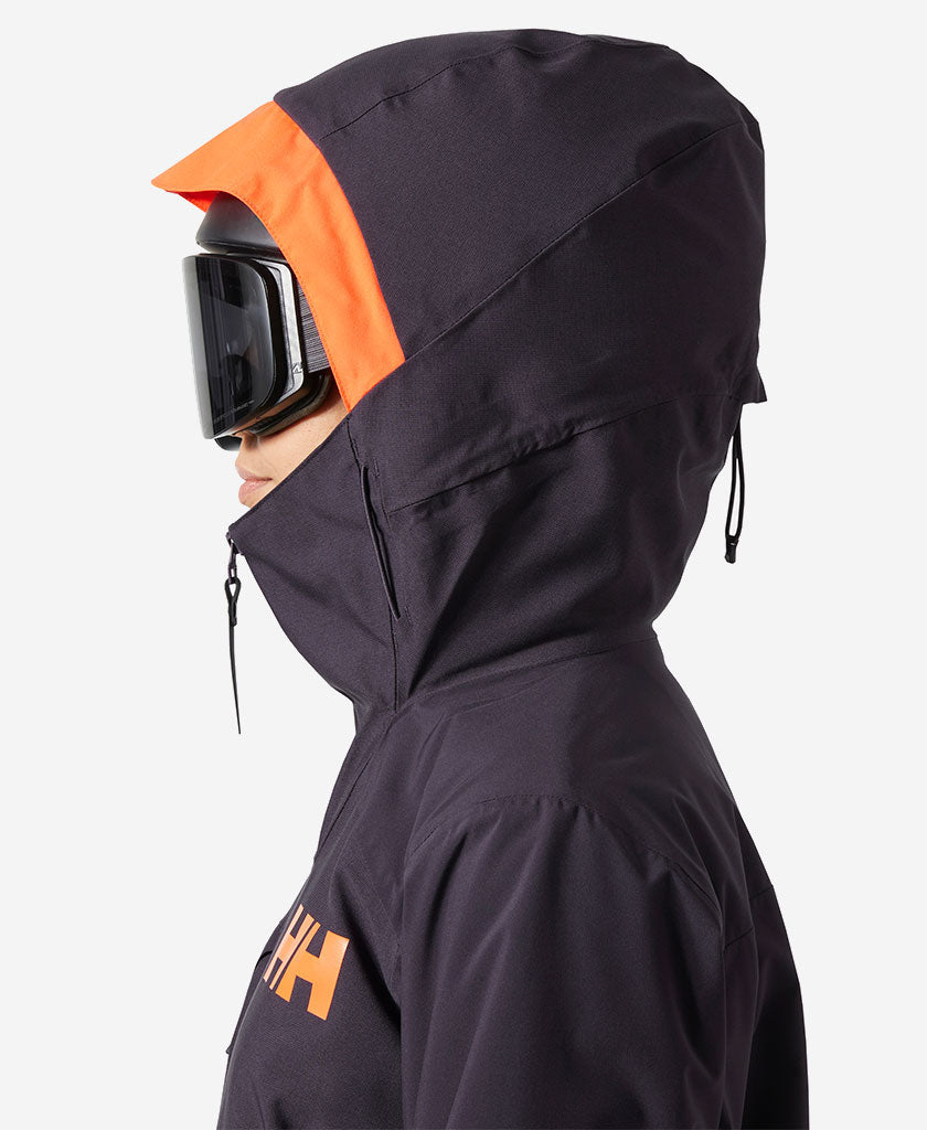 Helly Hansen W WHITEWALL LIFALOFT 3.0 JKT (Black Grape)