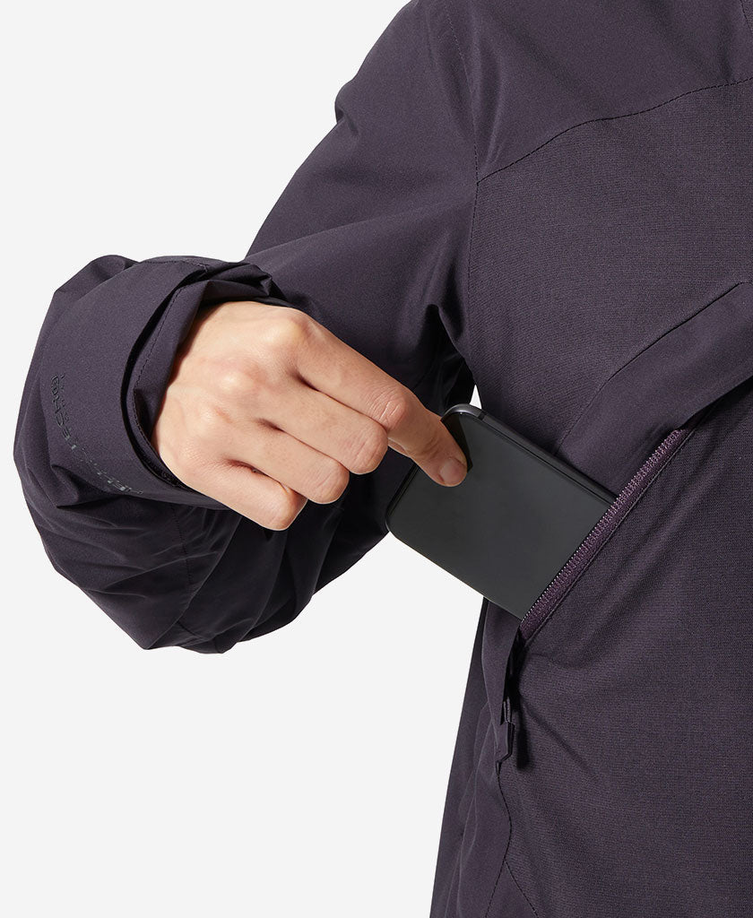 Helly Hansen W WHITEWALL LIFALOFT 3.0 JKT (Black Grape)