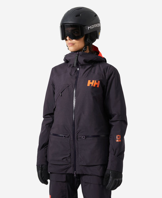 Image of Coats & Jackets. Product name - W WHITEWALL LIFALOFT 3.0 JKT, Black Grape in Black Grape colour by brand - Helly Hansen