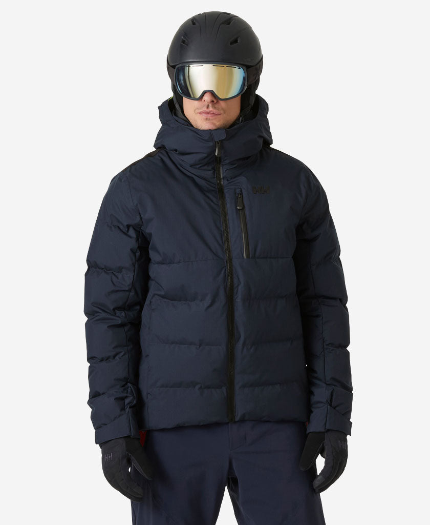 Image of Coats & Jackets. Product name - KVITFJELL RACE PUFFY JACKET, Navy in Navy colour by brand - Helly Hansen