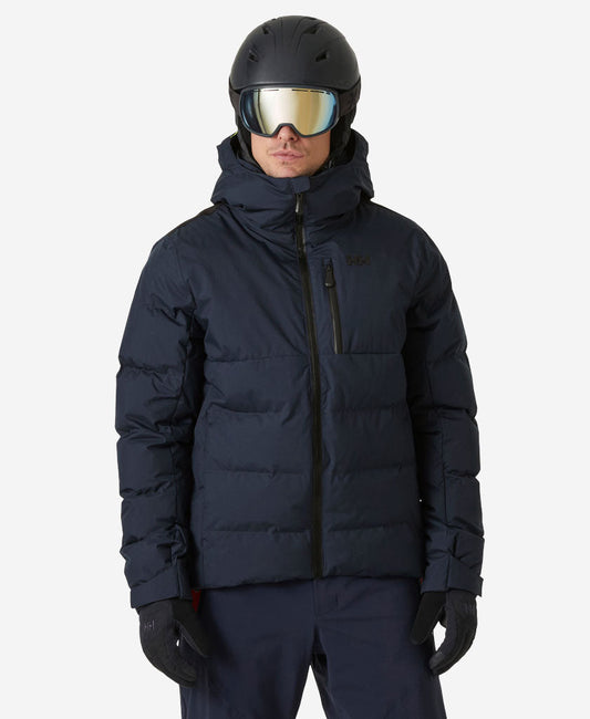 Image of Coats & Jackets. Product name - KVITFJELL RACE PUFFY JACKET, Navy in Navy colour by brand - Helly Hansen