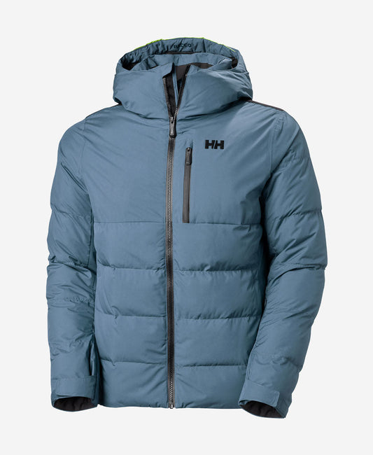 Image of Coats & Jackets. Product name - KVITFJELL RACE PUFFY JACKET, Washed Navy in Washed Navy colour by brand - Helly Hansen