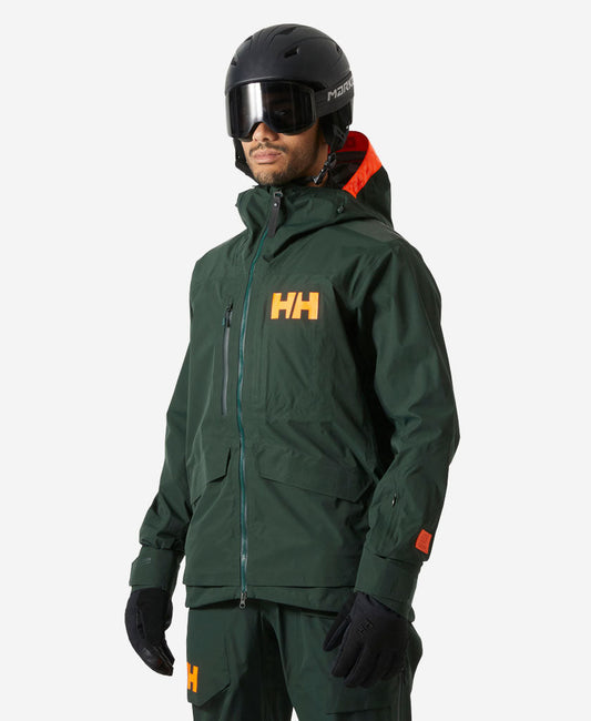 Image of Coats & Jackets. Product name - RIDGE INFINITY SHELL JACKET, Dark Jungle in Dark Jungle colour by brand - Helly Hansen