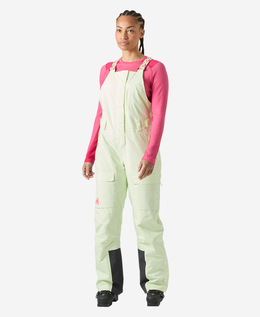 Image of Coats & Jackets. Product name - W SWITCH CARGO BIB PANT, Washed Lime in Washed Lime colour by brand - Helly Hansen