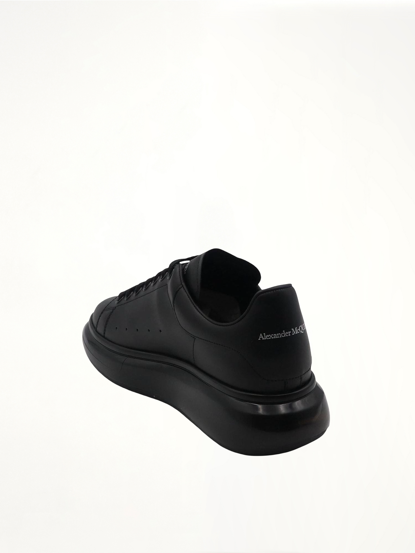 ALEXANDER MCQUEEN Larry Transparent Sole Sneaker (Black)