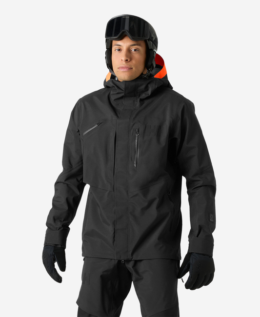 Image of Coats & Jackets. Product name - SOGN PATROL SHELL JACKET, Black in Black colour by brand - Helly Hansen