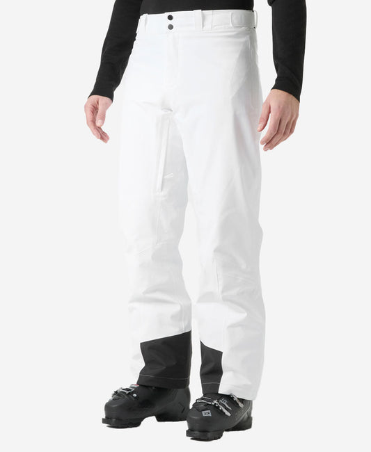 Image of a model wearing Pants. Product name - ALPHA INS PANT, White in White colour by brand - Helly Hansen
