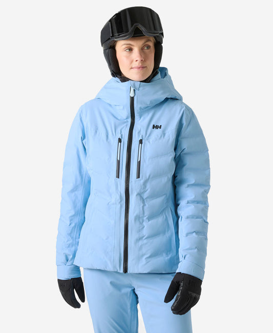 Image of Coats & Jackets. Product name - W ALPHELIA PUFFY JACKET, Bright Blue in Bright Blue colour by brand - Helly Hansen