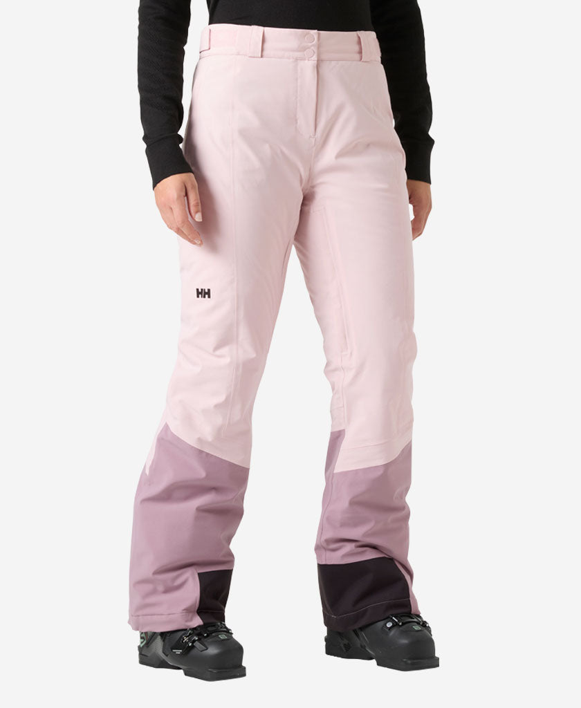 Image of a model wearing Pants. Product name - W ALPHELIA INS PANT, Pinkshake in Pinkshake colour by brand - Helly Hansen