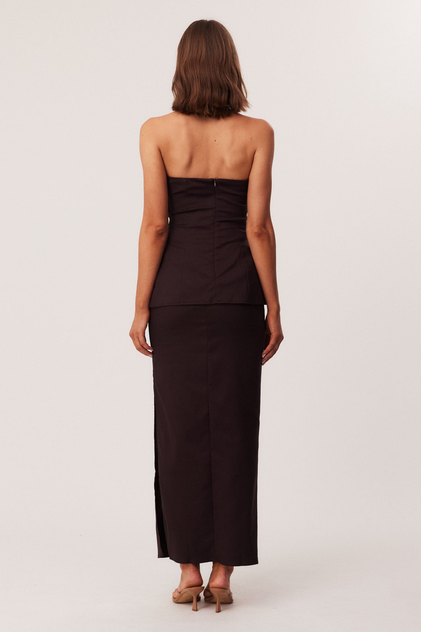SNDYS MIMI MAXI SKIRT (Chocolate)