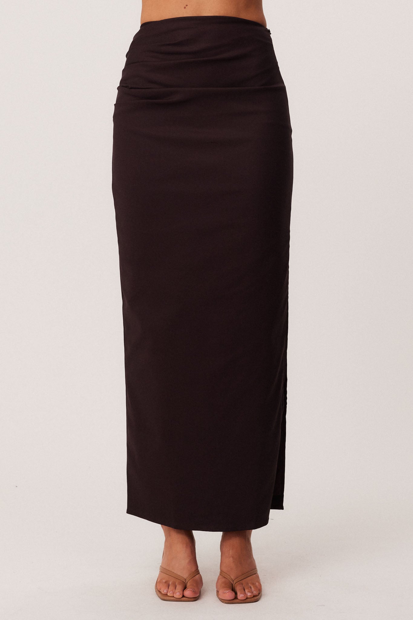 SNDYS MIMI MAXI SKIRT (Chocolate)
