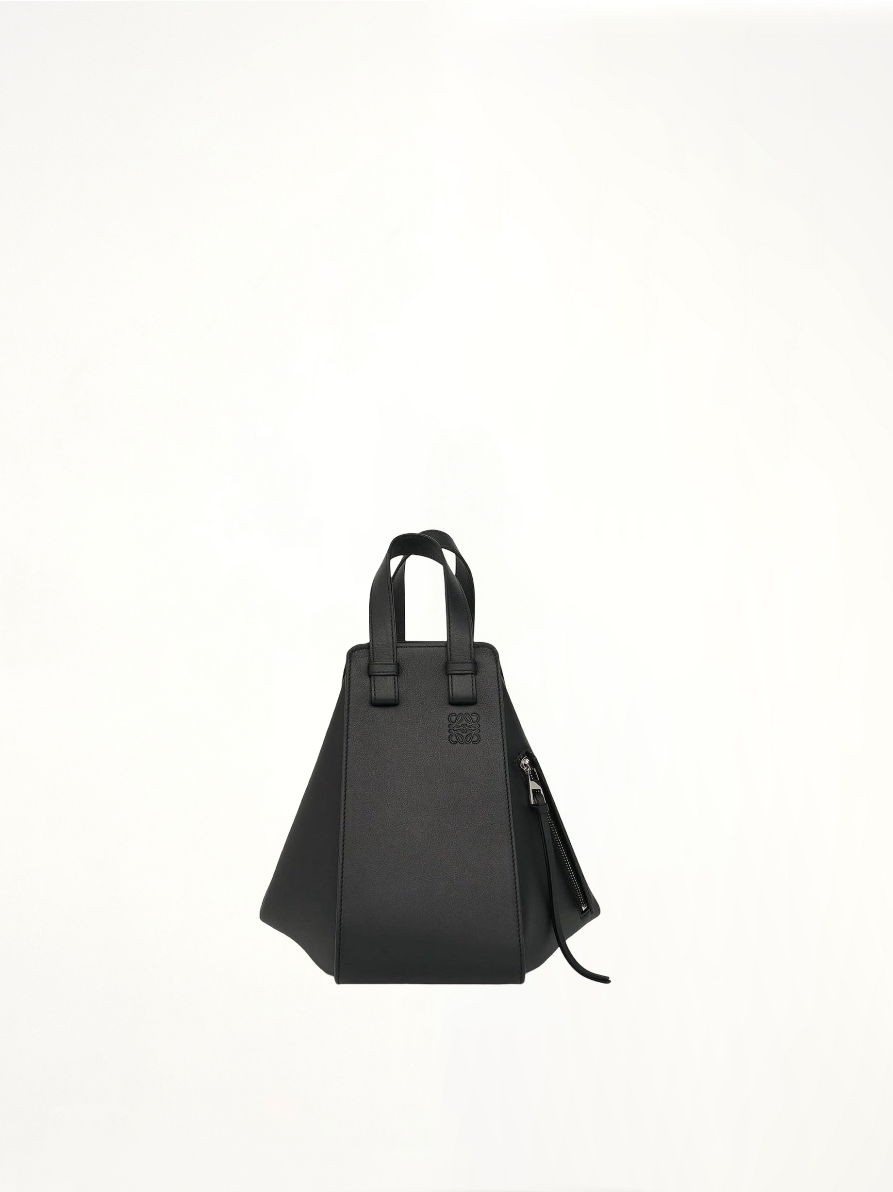 Image of Bags. Product name - Small Hammock Bag in Black colour by brand - LOEWE