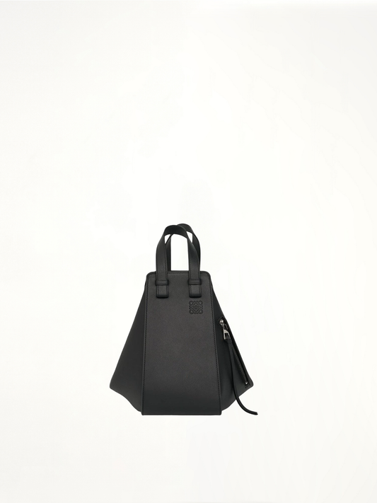Image of Bags. Product name - Small Hammock Bag in Black colour by brand - LOEWE