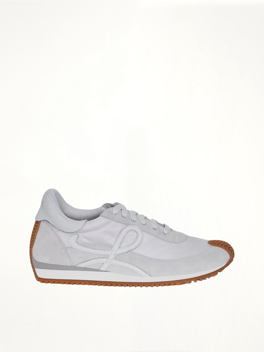 Image of Sneakers. Product name - Loewe Flow Runner Sneaker in White colour by brand - LOEWE