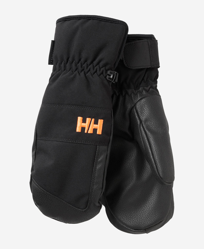Image of Gloves & Mittens. Product name - HH JR MITTEN 2.0, Black in Black New colour by brand - Helly Hansen