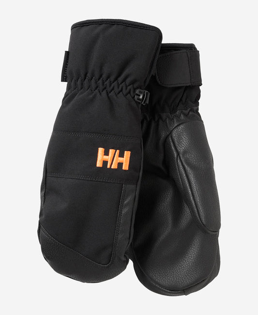 Image of Gloves & Mittens. Product name - HH JR MITTEN 2.0, Black in Black New colour by brand - Helly Hansen
