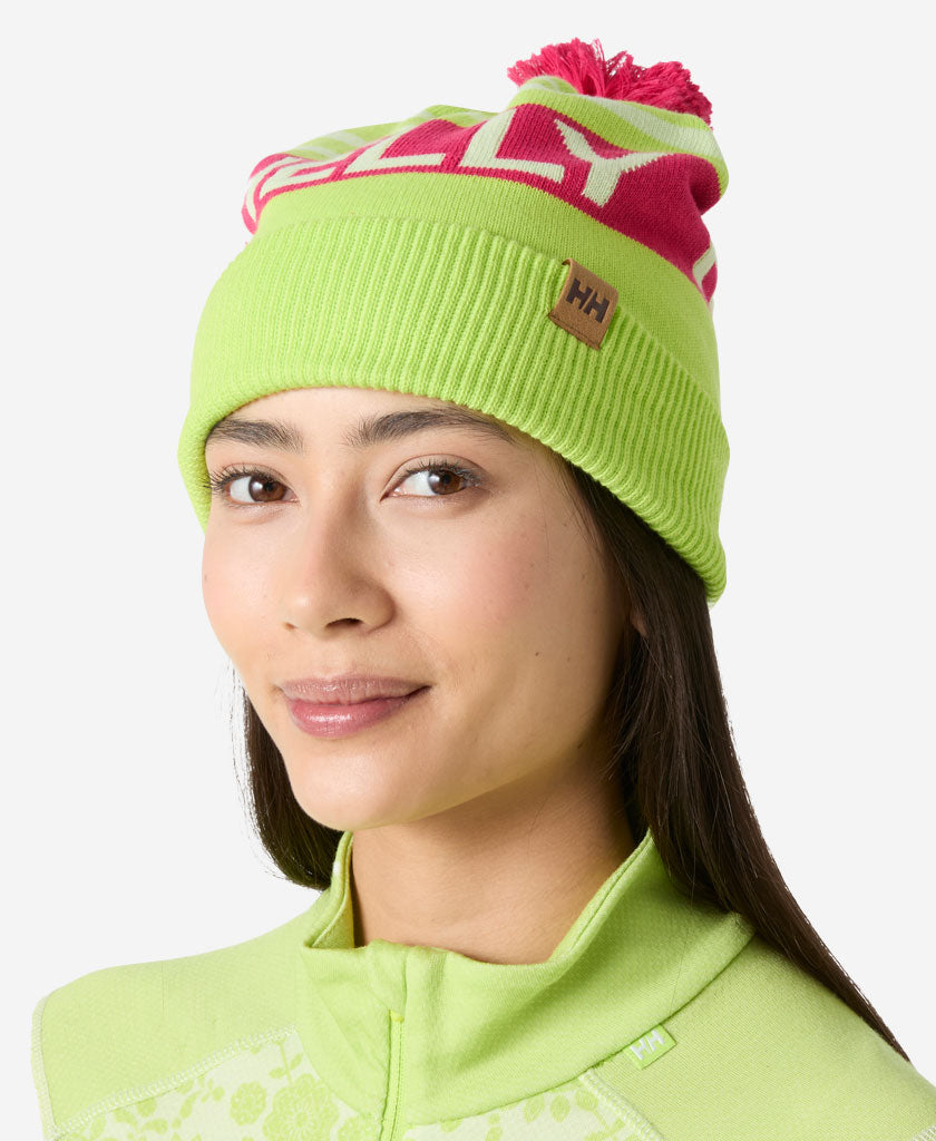 Image of Hats. Product name - RIDGELINE BEANIE, Luminous Green in Luminous Green colour by brand - Helly Hansen