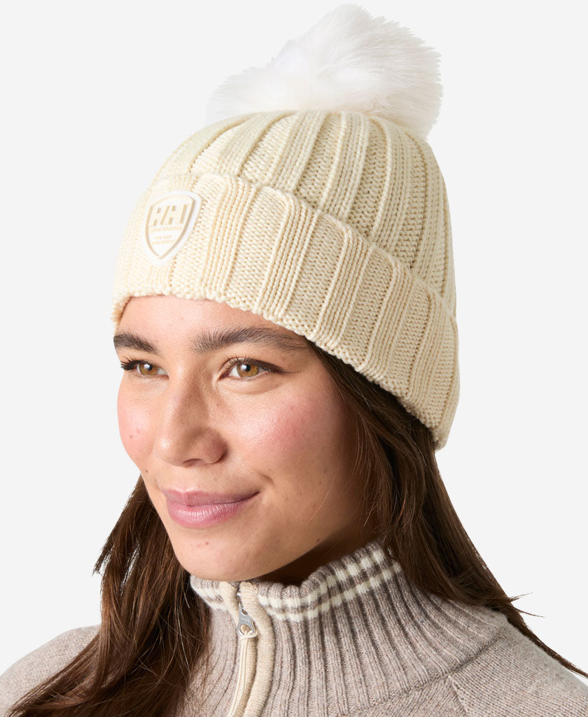 Image of Hats. Product name - W LIMELIGHT BEANIE, Snow in Snow colour by brand - Helly Hansen
