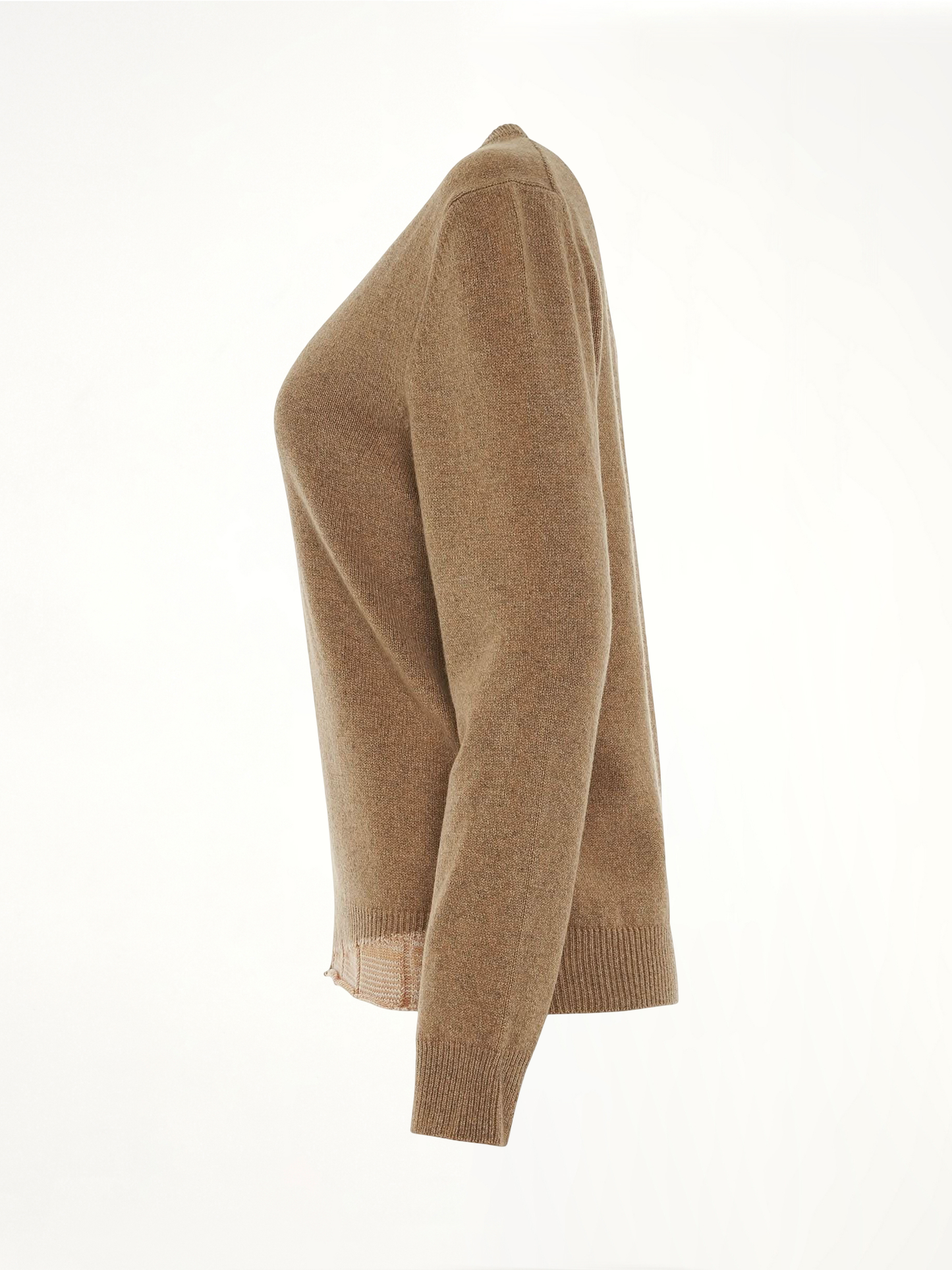 MAISON MARGIELA Knit Long Sleeve Pullover (Beige)