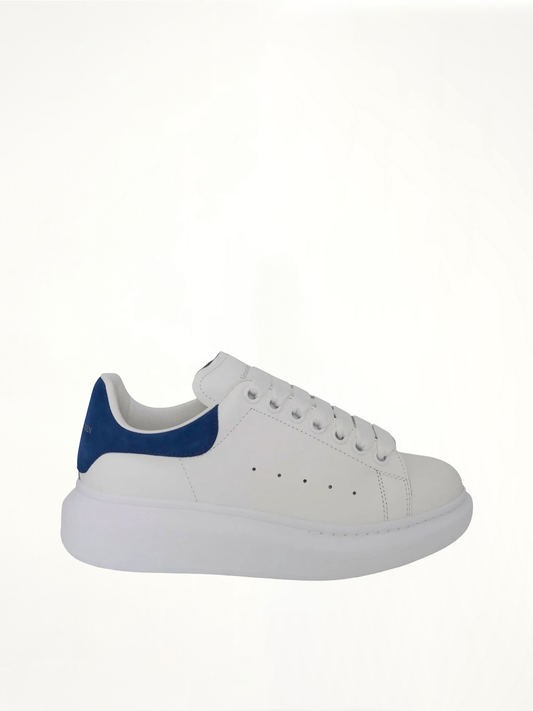 Image of Sneakers. Productname: ALEXANDER MCQUEEN Larry Oversized Heel Sneaker in WHITE colour by brand - ALEXANDER MCQUEEN