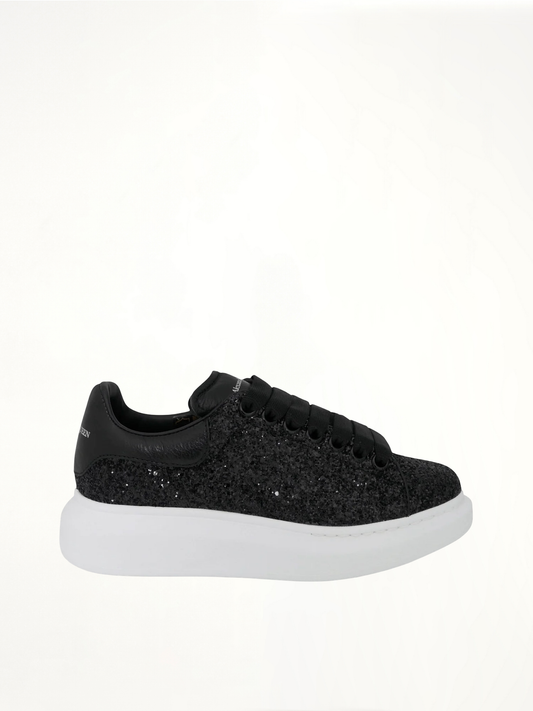 Image of Sneakers. Productname: ALEXANDER MCQUEEN Larry Oversized Heel Sneakers in BLACK colour by brand - ALEXANDER MCQUEEN