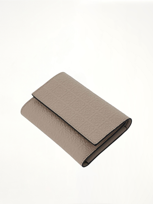 LOEWE Repeat Small Vertical Wallet (Beige)