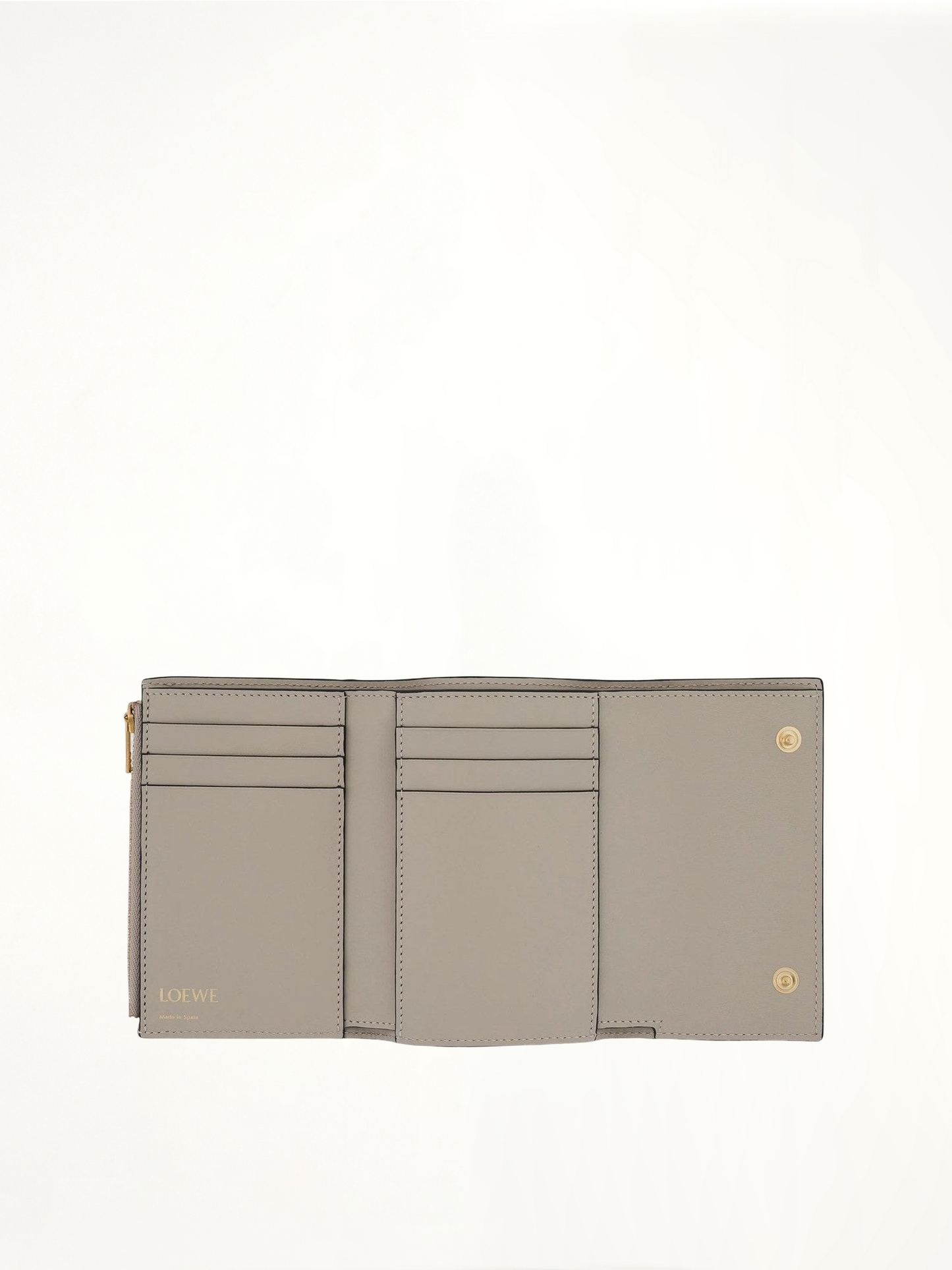 LOEWE Repeat Small Vertical Wallet (Beige)
