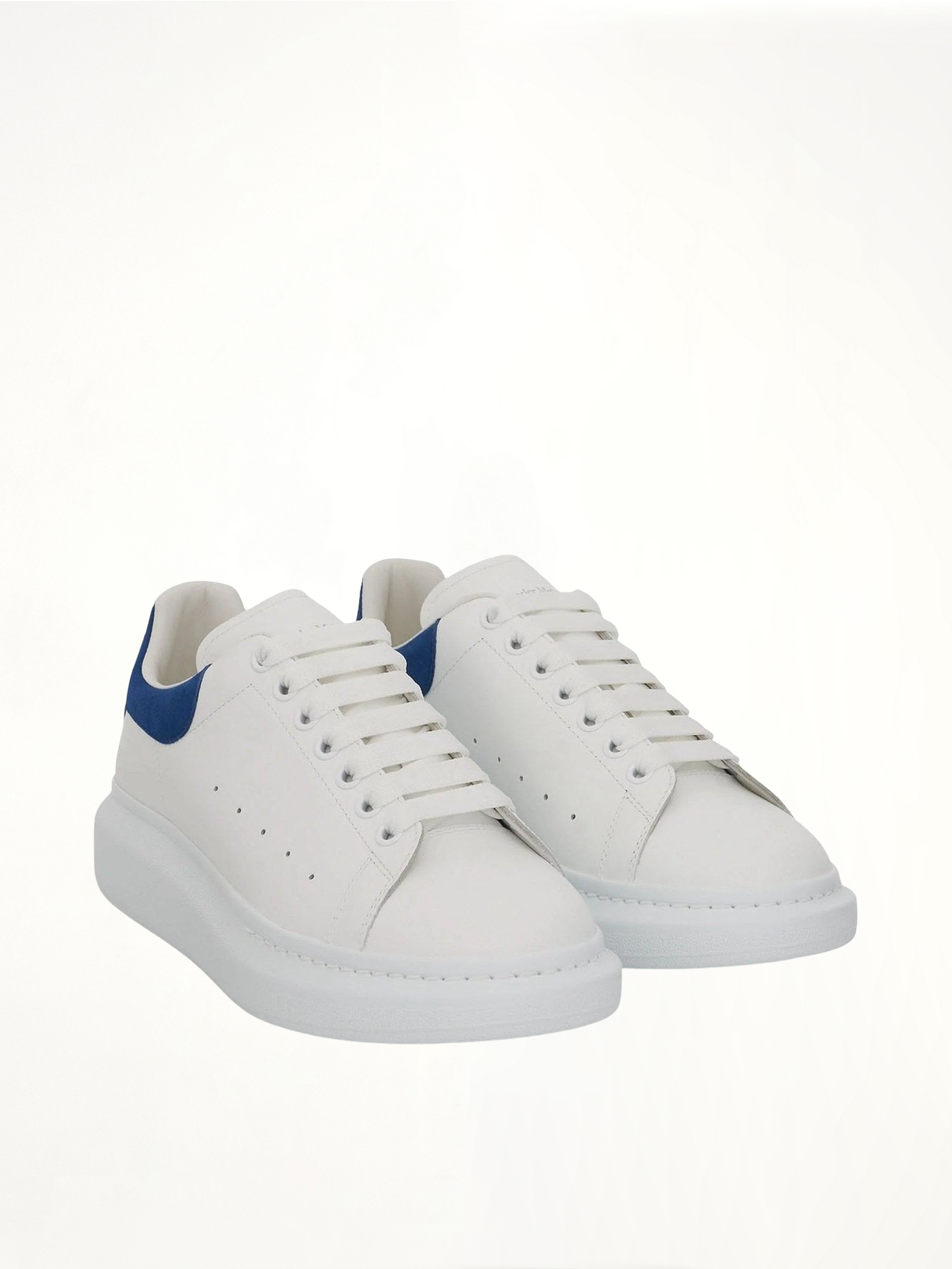 ALEXANDER MCQUEEN Larry Oversized Sneaker (White/Paris Blue)