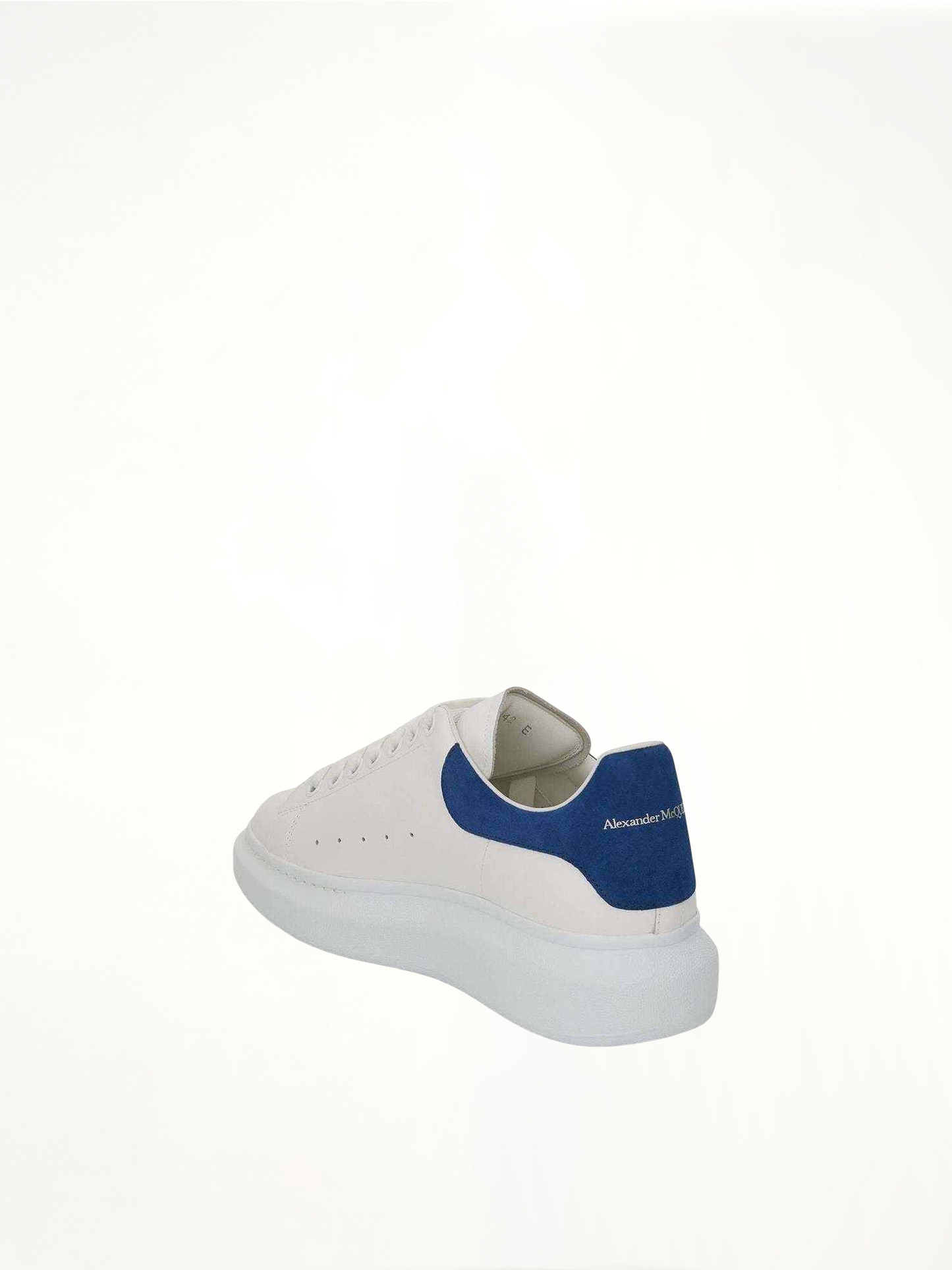 ALEXANDER MCQUEEN Larry Oversized Sneaker (White/Paris Blue)