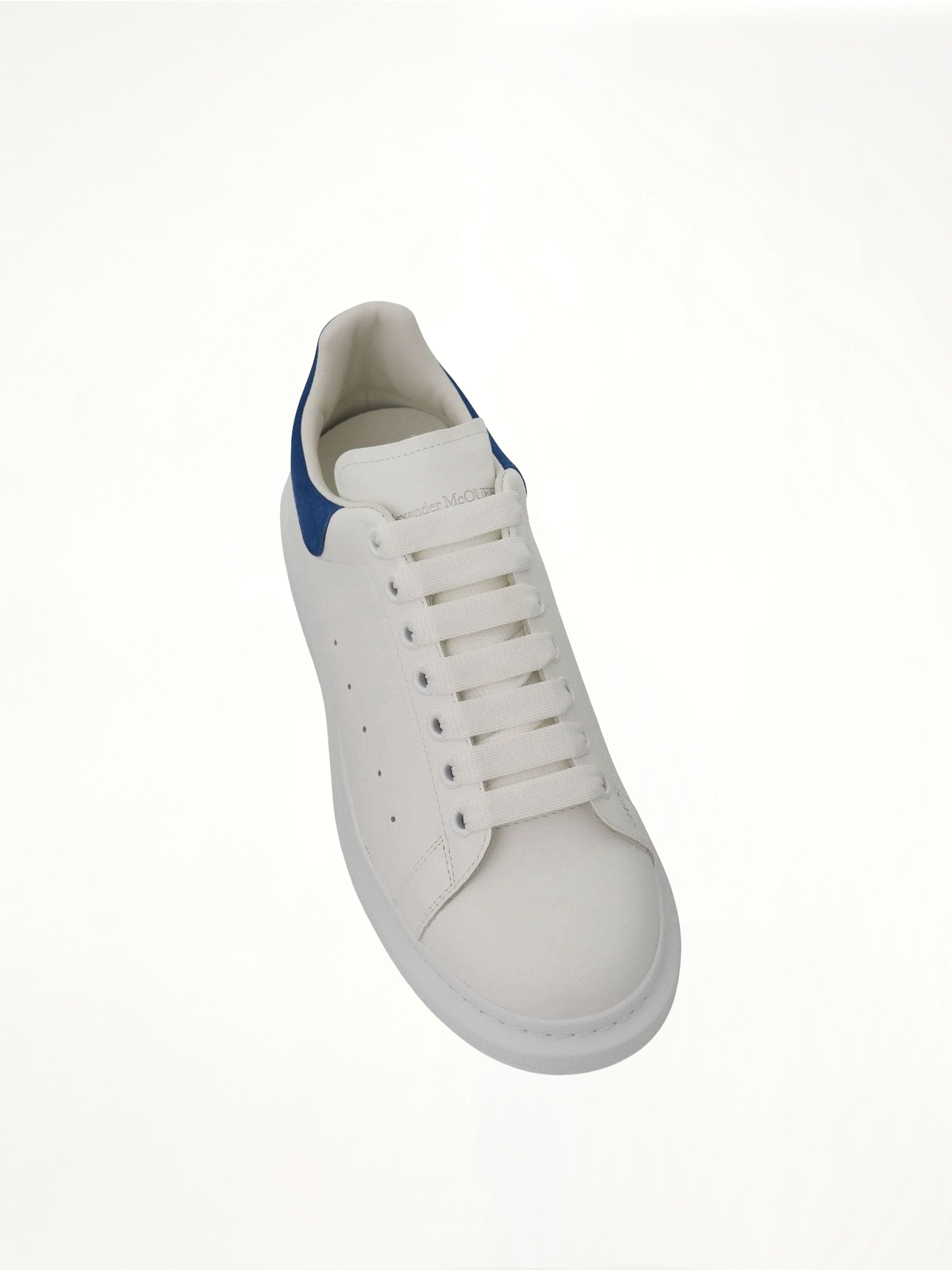 ALEXANDER MCQUEEN Larry Oversized Sneaker (White/Paris Blue)