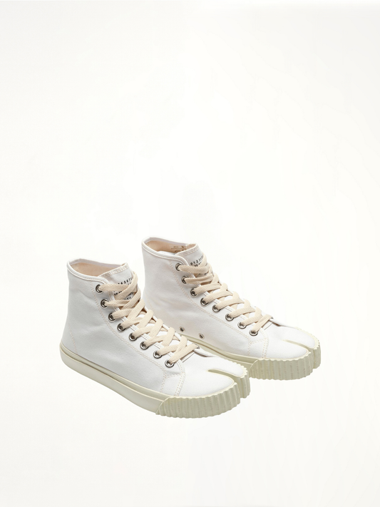MAISON MARGIELA Tabi High Sneaker (White)