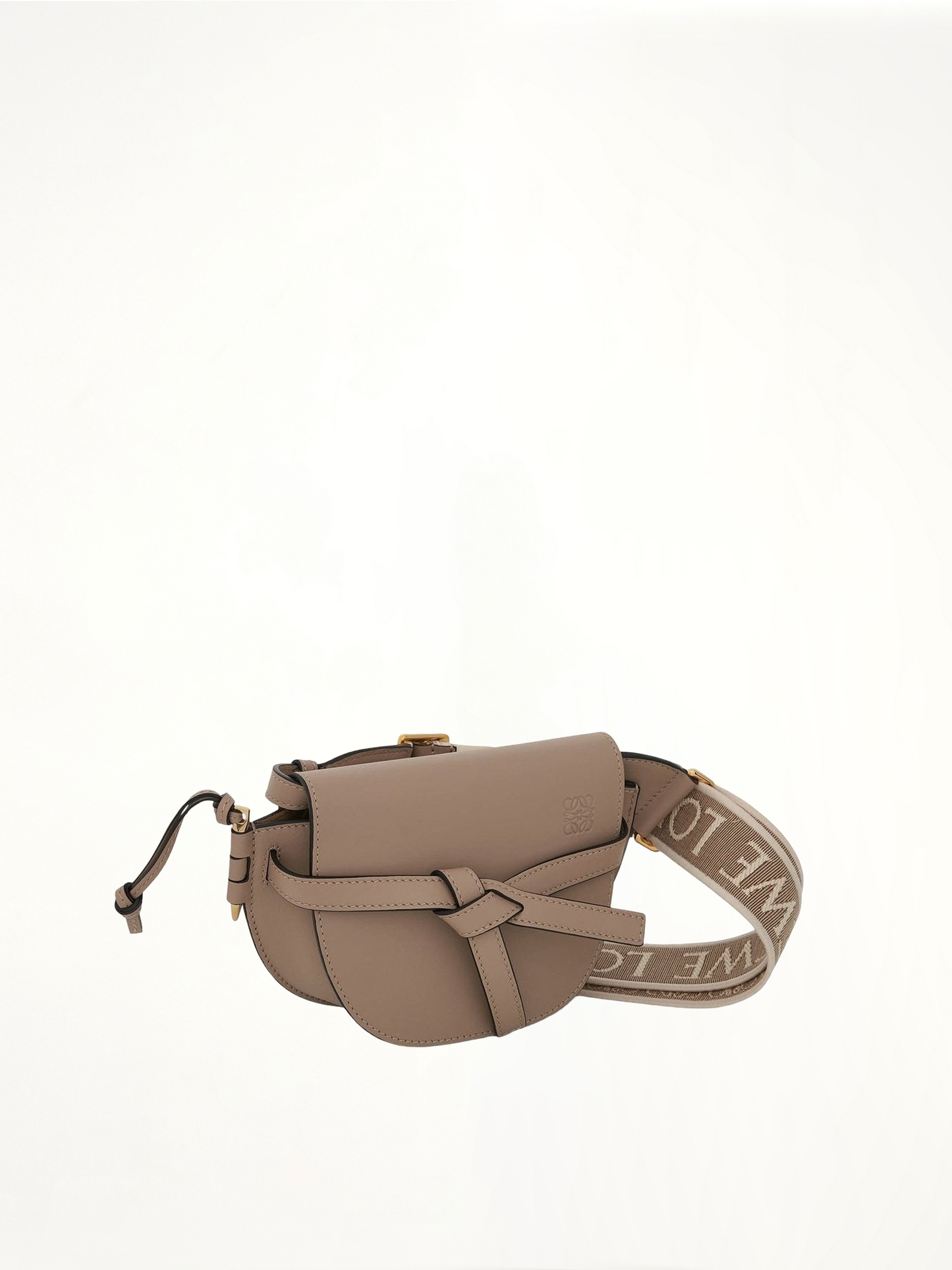 LOEWE Mini Gate Dual Bag (Brown)