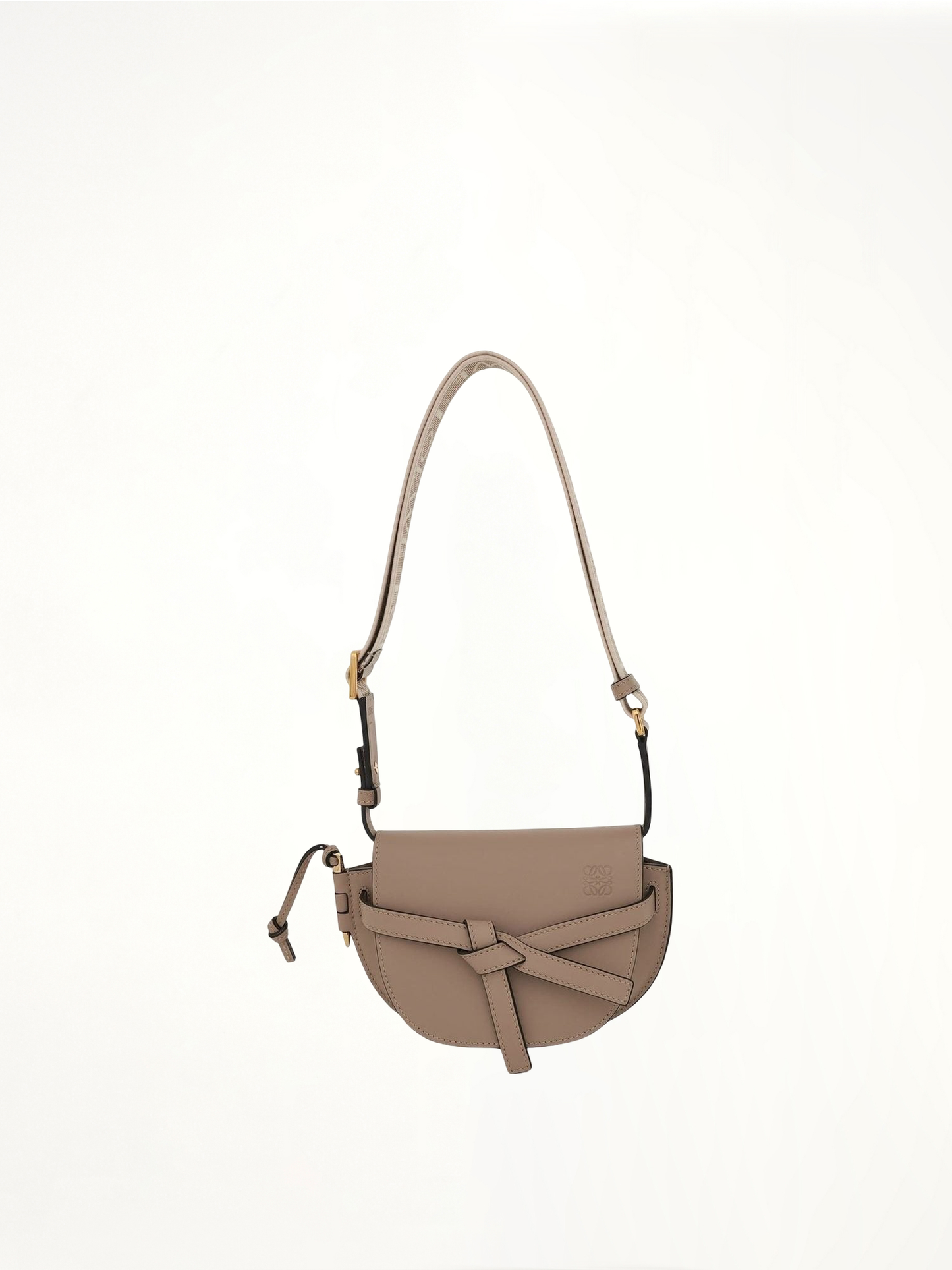 LOEWE Mini Gate Dual Bag (Brown)
