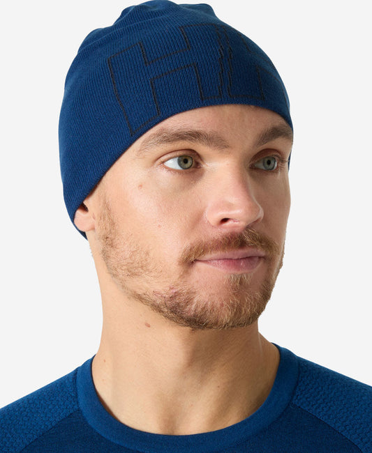 Image of Hats. Product name - OUTLINE BEANIE, Dark Blue in Dark Blue colour by brand - Helly Hansen