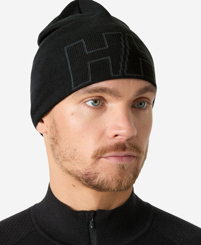 Image of Hats. Product name - OUTLINE BEANIE, Black in Black colour by brand - Helly Hansen