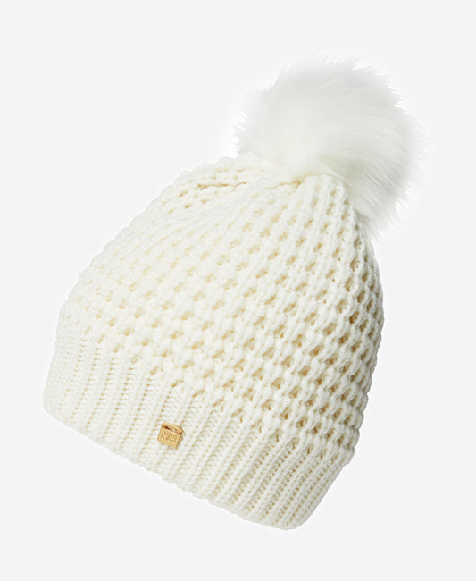 Image of Hats. Product name - W SNOWFALL BEANIE, Off White in Offwhite colour by brand - Helly Hansen