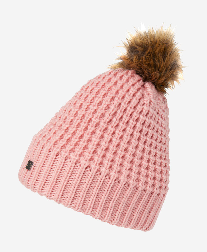 Image of Hats. Product name - W SNOWFALL BEANIE, Pink Salt in Pink Salt colour by brand - Helly Hansen