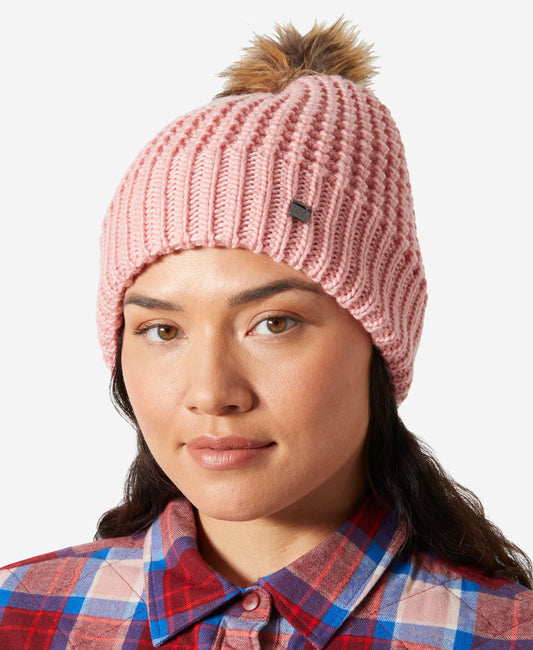 Helly Hansen W SNOWFALL BEANIE (Pink Salt)