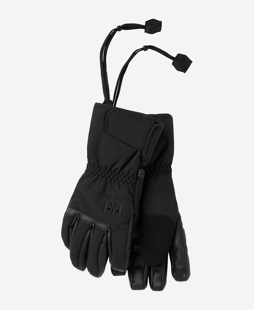 Image of Gloves & Mittens. Product name - ALL MOUNTAIN GLOVE, Black in Black colour by brand - Helly Hansen