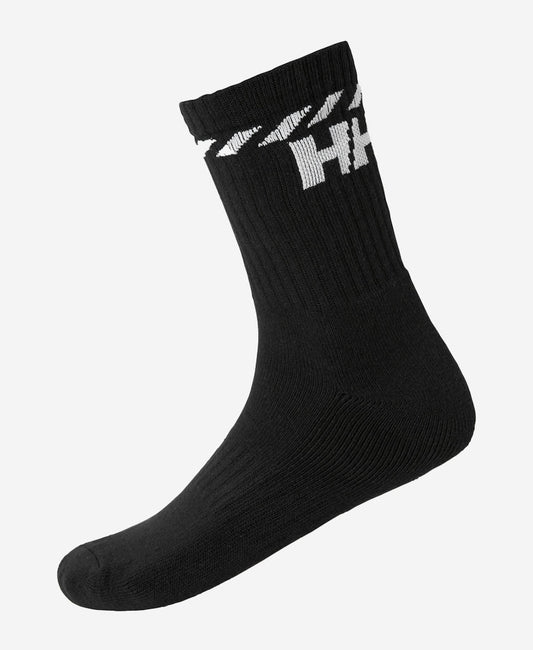 Image of Socks. Product name - COTTON SPORT SOCK 3P, Black in Black colour by brand - Helly Hansen
