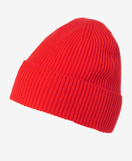 Image of Hats. Product name - HH WOOL BEANIE, Alert Red in Alert Red colour by brand - Helly Hansen