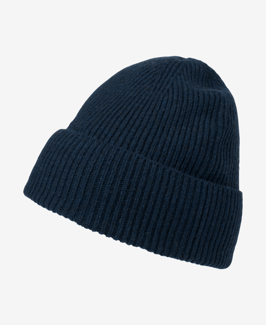 Image of Hats. Product name - HH WOOL BEANIE, Navy in Navy colour by brand - Helly Hansen