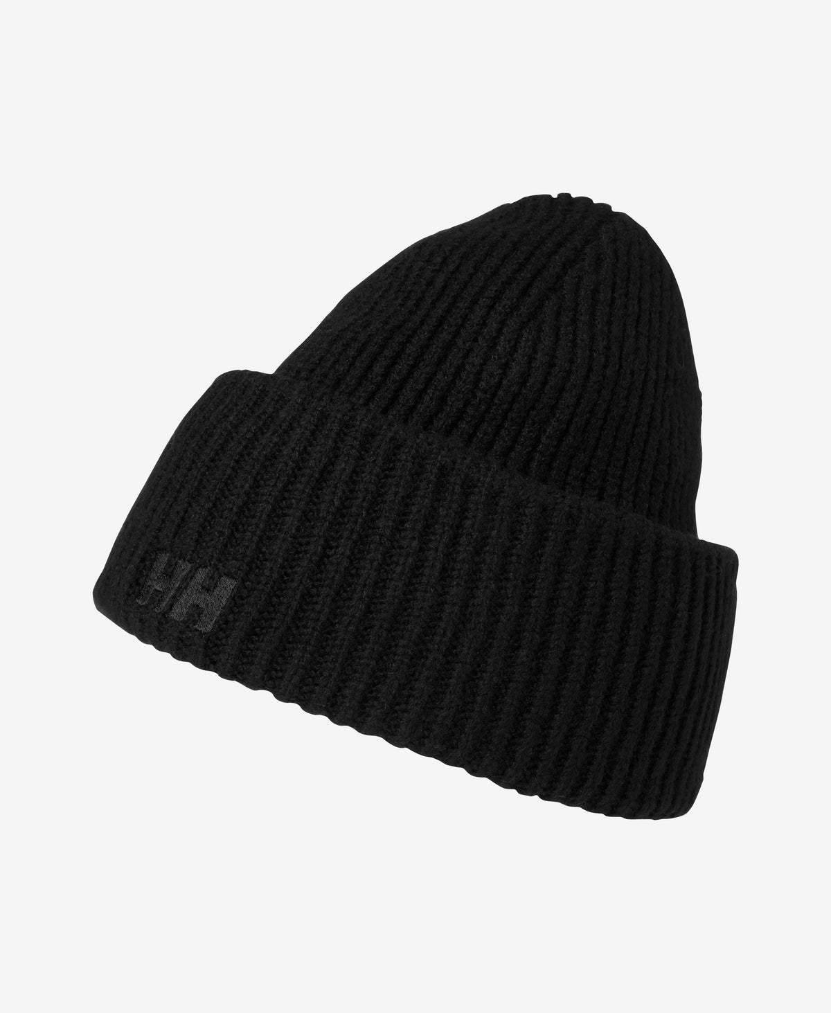 Image of Hats. Product name - SOFT RIB BEANIE, Black in Black colour by brand - Helly Hansen