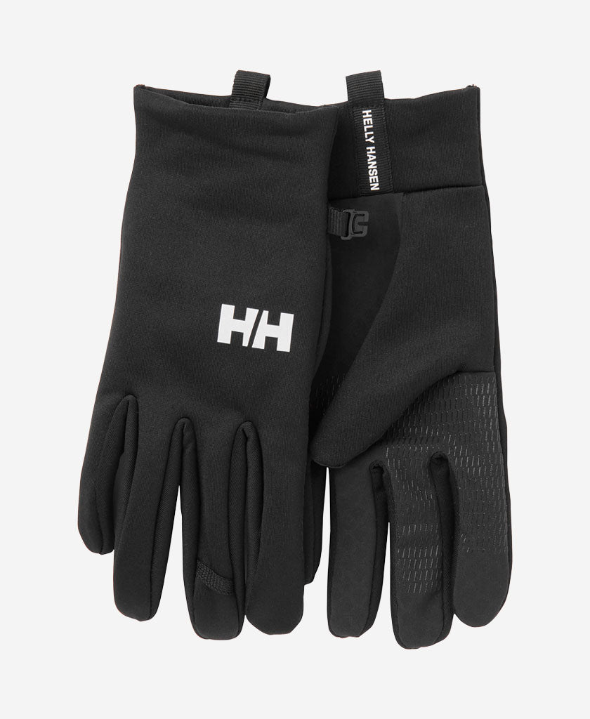 Image of Gloves & Mittens. Product name - HARDFACE FLEECE TOUCH GLOVE, Black in Black colour by brand - Helly Hansen