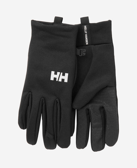 Image of Gloves & Mittens. Product name - HARDFACE FLEECE TOUCH GLOVE, Black in Black colour by brand - Helly Hansen