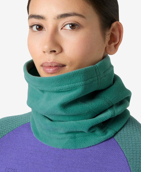 Image of a model wearing Outerwear. Product name - DAYBREAKER FLEECE NECK, Opal Green in Opal Green colour by brand - Helly Hansen