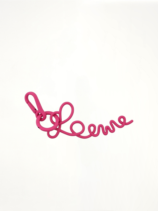 Image of Jewelry. Productname: LOEWE Signature Charm in PINK colour by brand - LOEWE