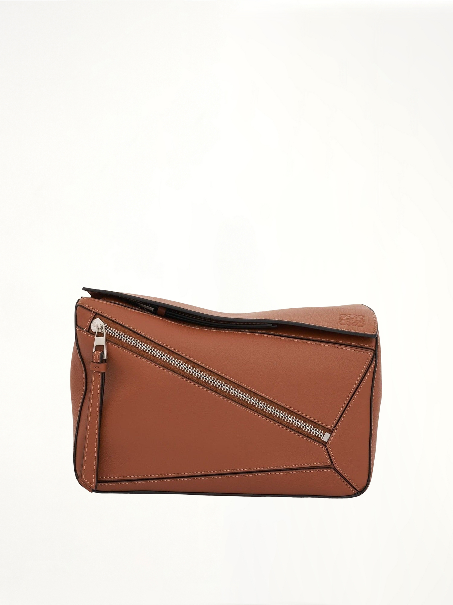 Image of Bags. Product name - Small Puzzle Bumbag in Tan colour by brand - LOEWE