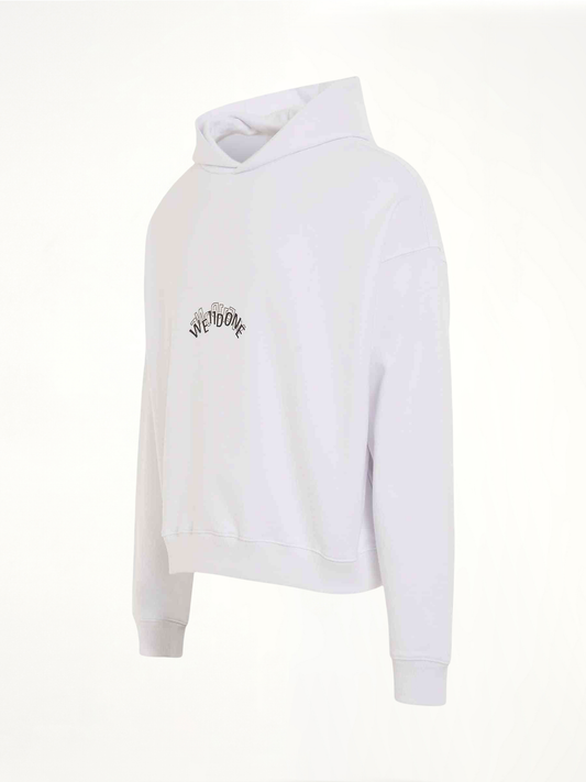 WE11DONE Layered Logo Hoodie (White)